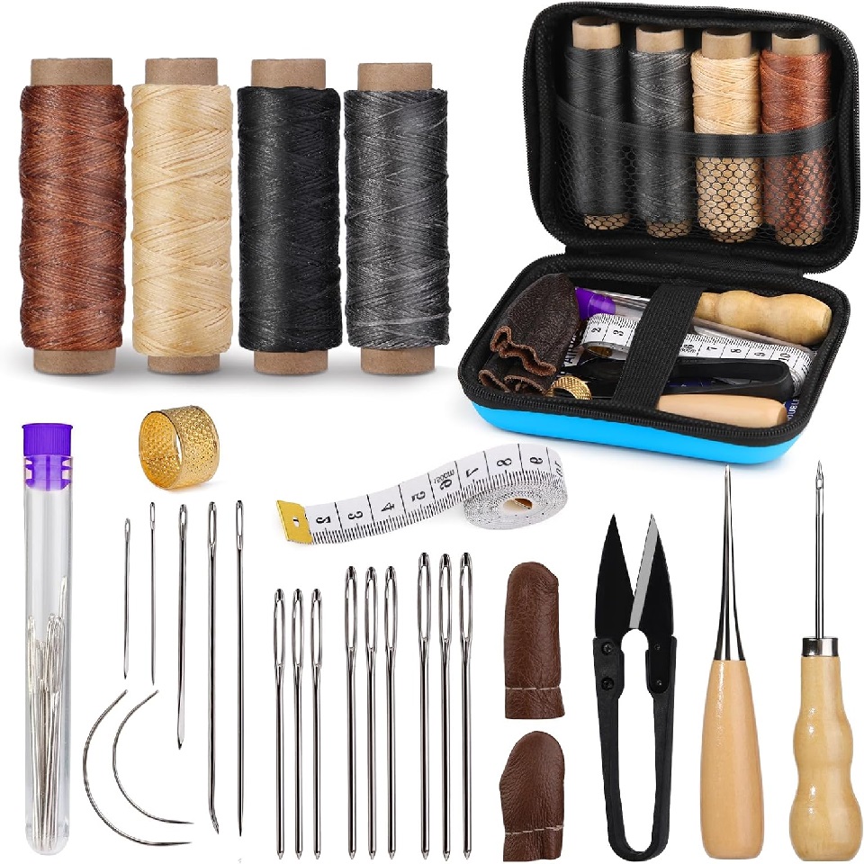 Leatherwork Tool Kit - مجموعة أدوات الخياطة الجلدية من بودور