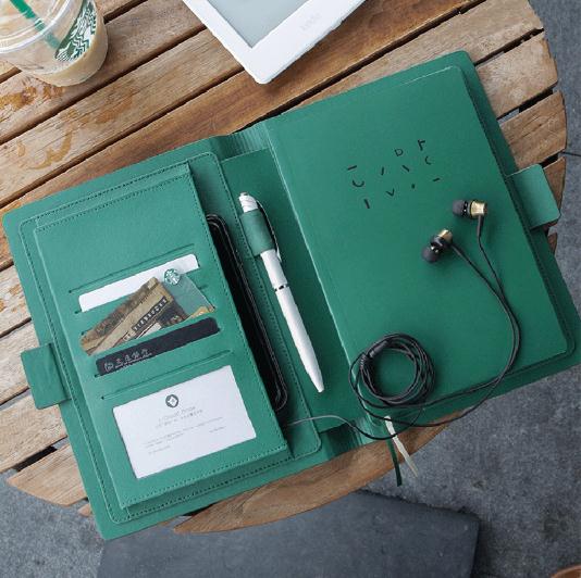 Leatherwork Journal - دفتر ملاحظات فاخر للأعمال من الجلد