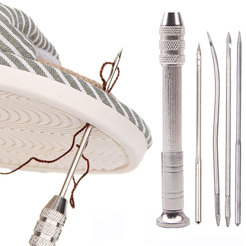 Leatherwork Tool Kit - الجلود الخياطة Awl مجموعة استبدال متعددة