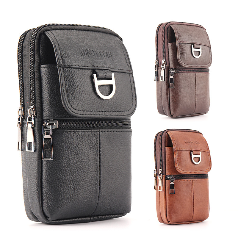 Leatherwork Bag - حقيبة خصر جلدية للرجال - حقيبة