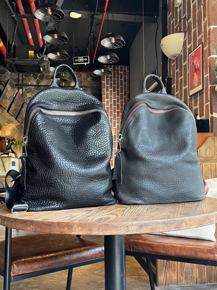 حقيبة ظهر كاجوال من جلد الغنم  - مراجعة Leatherwork Bag وسعره