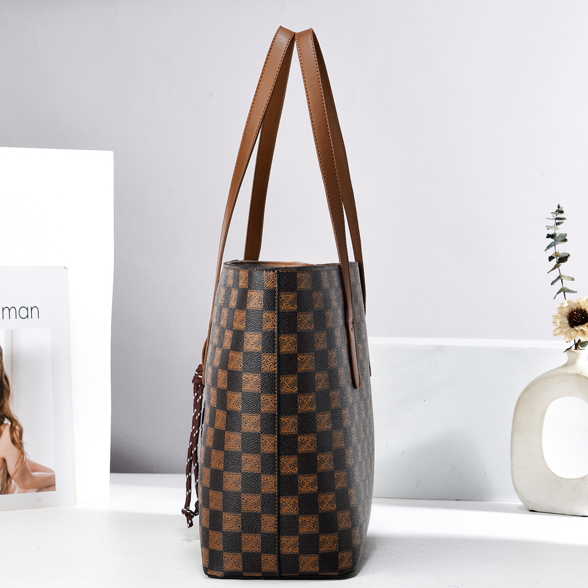 حقائب يد من جلد البولي يوريثان - مراجعة Leather Work Handbags For Women وسعره