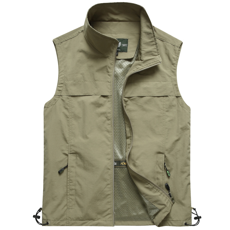 الرجال في الهواء الطلق شبكة رق - مراجعة Leather Work Vest وسعره