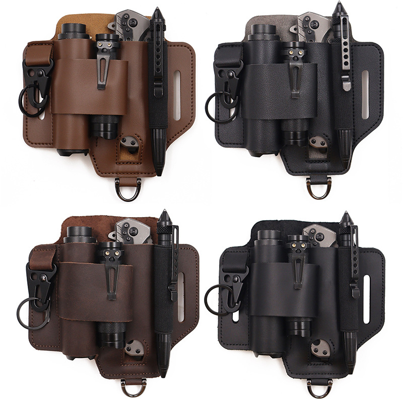 EDC أداة تكتيكية الحافظة البري - مراجعة Leatherwork Bag وسعره