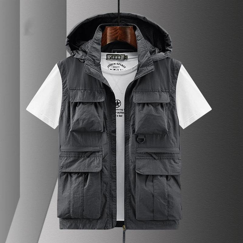 سترة رجالية كاجوال متعددة الجي - مراجعة Leather Work Vest وسعره