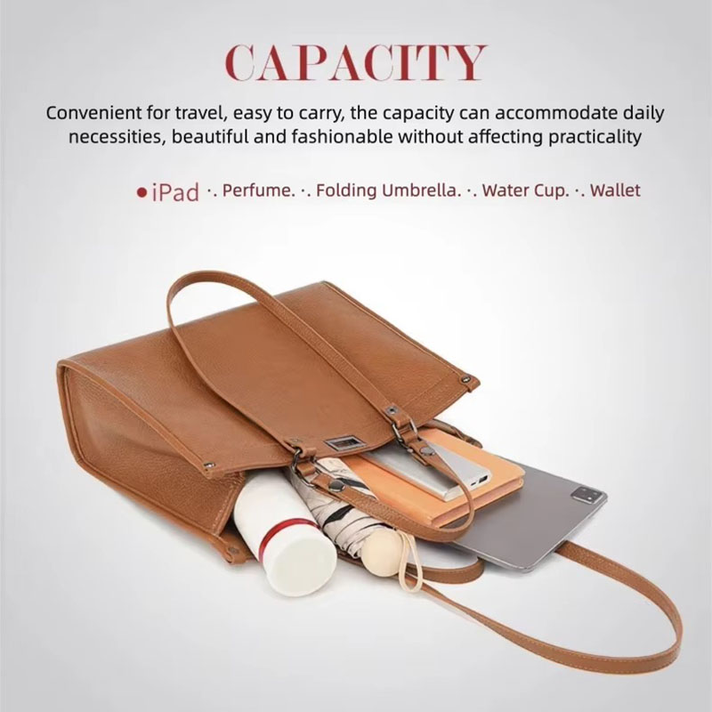 حقيبة يد نسائية كبيرة السعة من - مراجعة Leather Work Handbags For Women وسعره