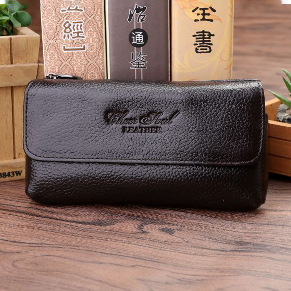 جلد طبيعي فاني حزمة للرجال ، ا - مراجعة Leatherwork Bag وسعره