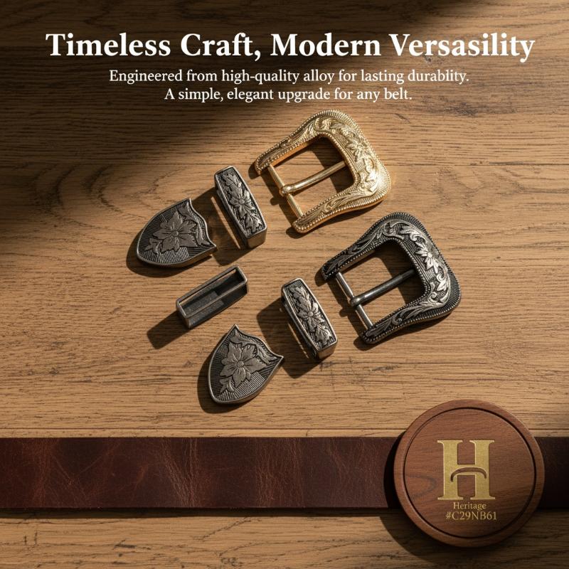 مشبك حزام معدني عتيق بنقوش زهر - مراجعة Leather Works Belt وسعره