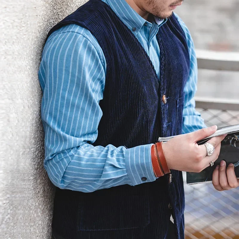 ملابس العمل الأمريكية الرجعية  - مراجعة Leather Work Vest وسعره
