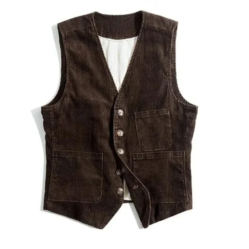 ملابس العمل الأمريكية الرجعية  - مراجعة Leather Work Vest وسعره