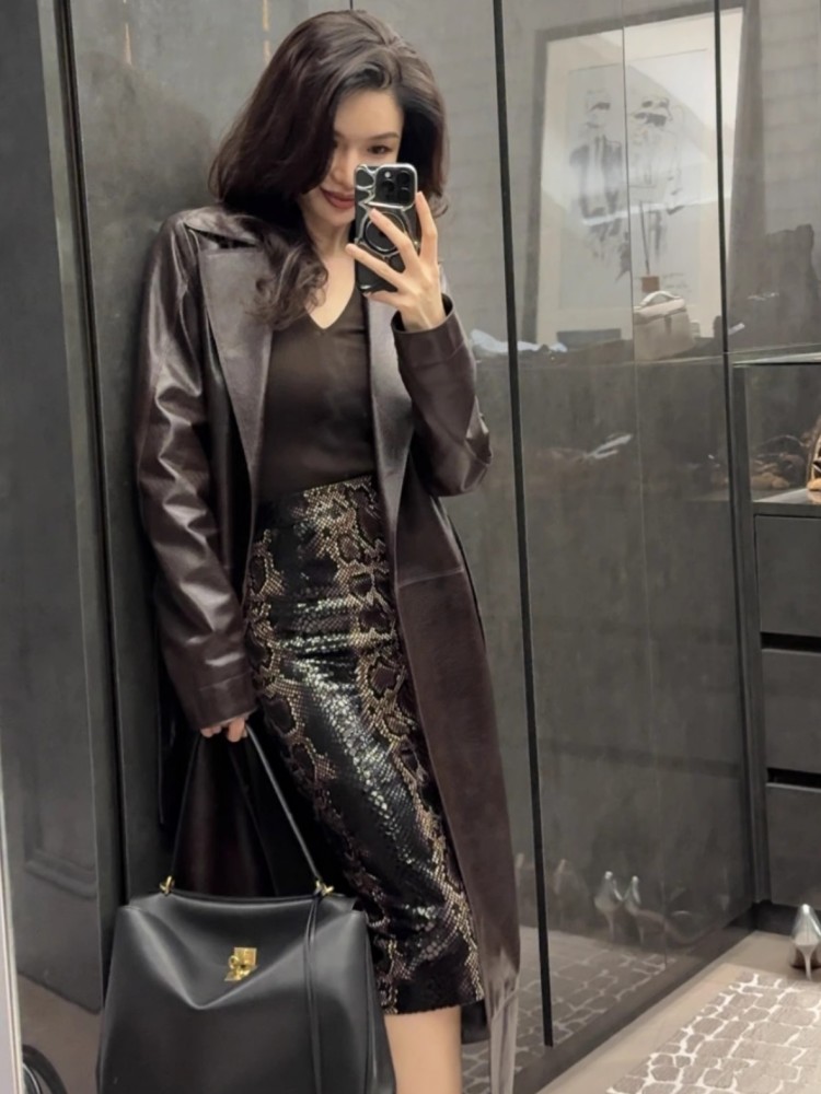 معطف نسائي إيطالي مصمم للمكتب  - مراجعة Leather Works Belt وسعره