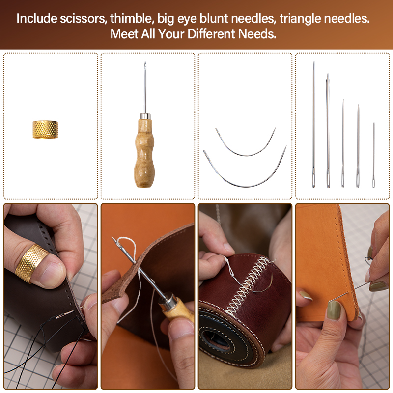 WUTA طقم تصليح الجلود الأحذية  - مراجعة Leatherwork Tool Kit وسعره