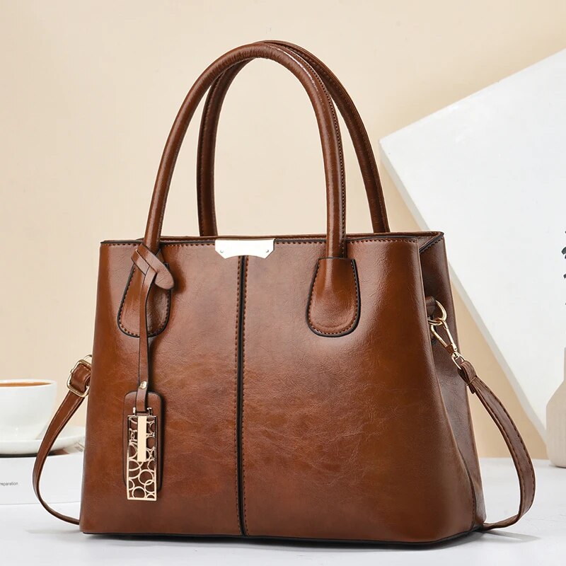 حقيبة كروس بودي من الجلد الصنا - مراجعة Leather Work Handbags For Women وسعره