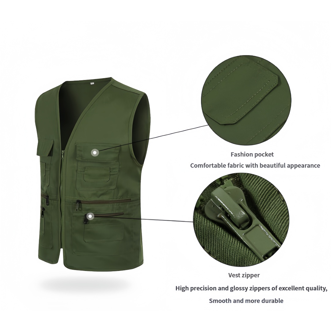 سترة صيد خفيفة الوزن وقابلة لل - مراجعة Leather Work Vest وسعره