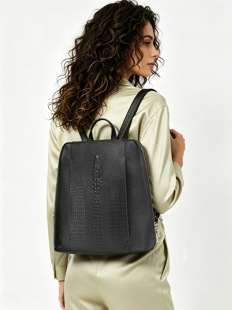 حقيبة ظهر نسائية من جلد التمسا - مراجعة Leatherwork Bag وسعره