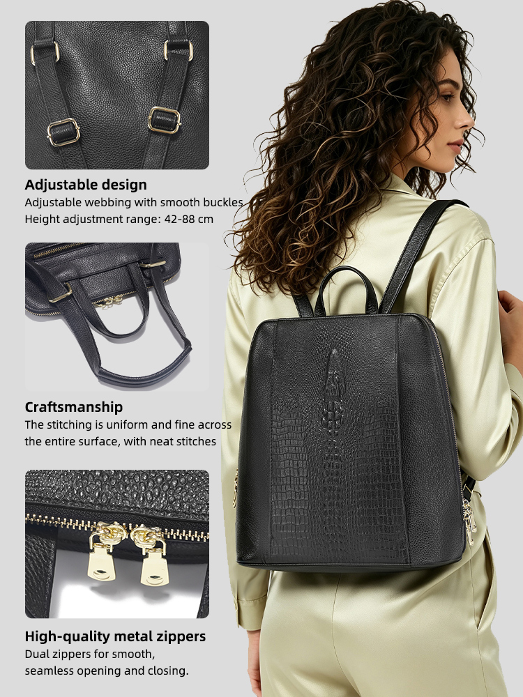 حقيبة ظهر نسائية من جلد التمسا - مراجعة Leatherwork Bag وسعره
